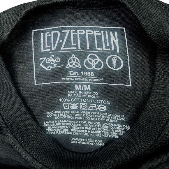 Led Zeppelin Houses of the Holy Crew Neck Modern Band Tee - Size Medium - Picture 4 of 4